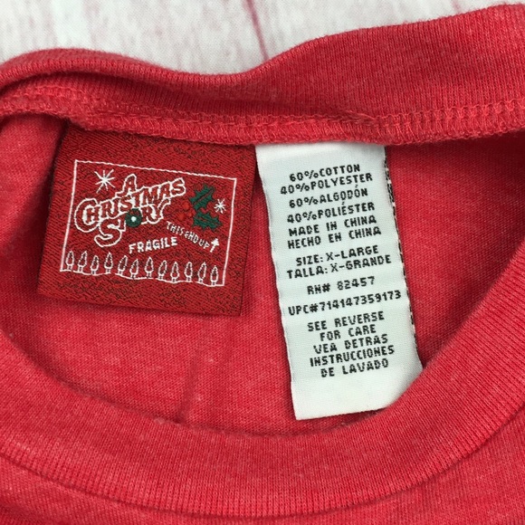 ➡️Authentic A Christmas Story Ralphie Tee Men’s Size XLarge - Picture 6 of 7